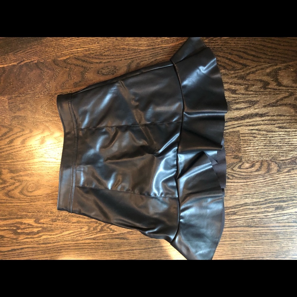 H&M Divided Leather Skirt
